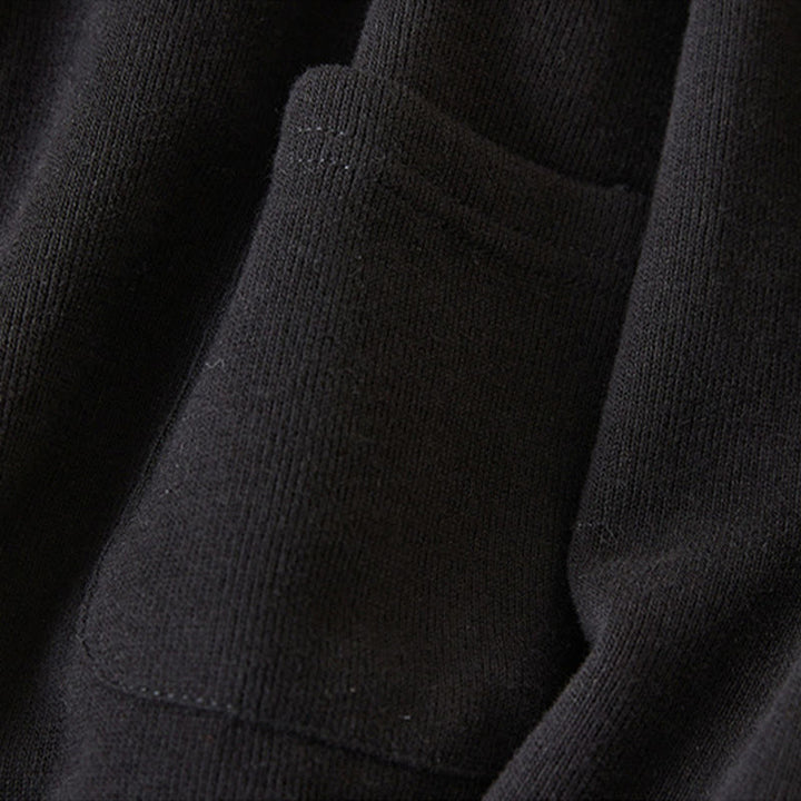 Chaqueta con capucha y bolsillos para mujer con estampado de Buddha Stones y botones lisos. - image 28