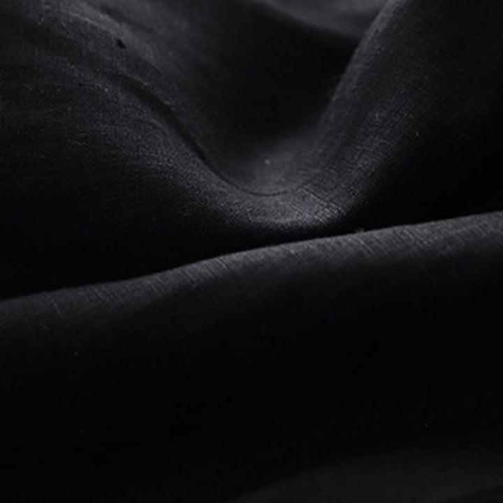 Vestido midi sin mangas de diseño sencillo con cuello redondo y colores puros de estilo casual de verano con Buddha Stones - image 14