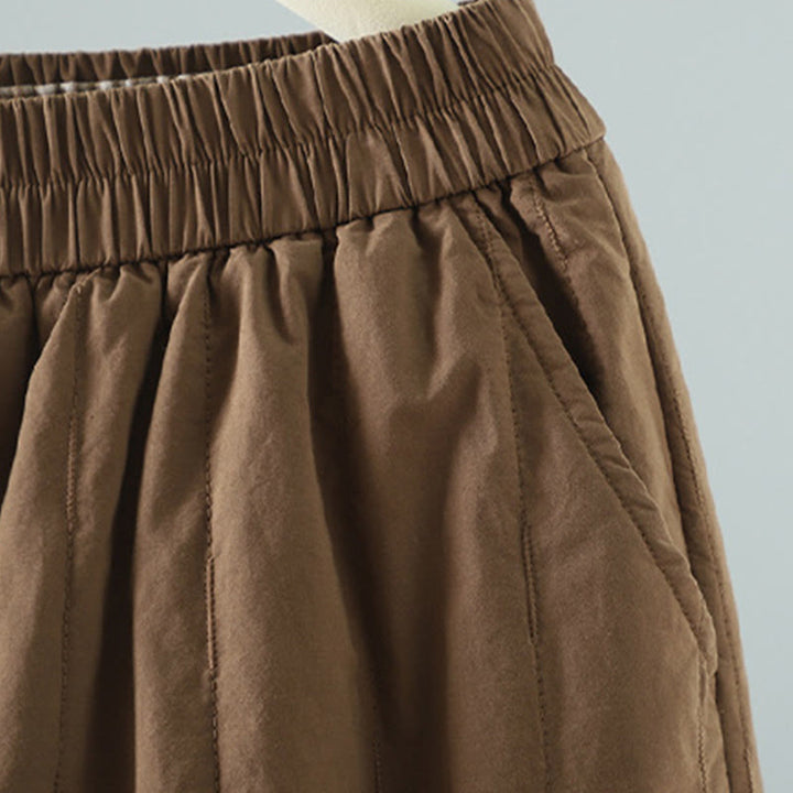 Pantalones harén de algodón hasta el tobillo con bolsillos para mujer , de Buddha Stones Winter Plain - image 19