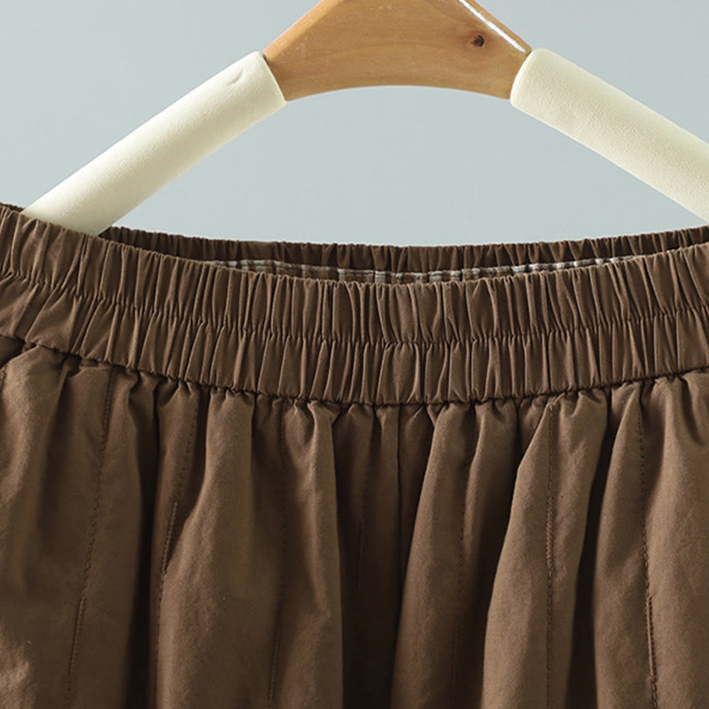 Pantalones harén de algodón hasta el tobillo con bolsillos para mujer , de Buddha Stones Winter Plain - image 18