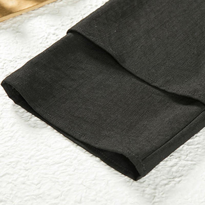 Chaqueta tipo kimono de manga larga para hombre con diseño de Buddha Stones y cordones abiertos - image 5