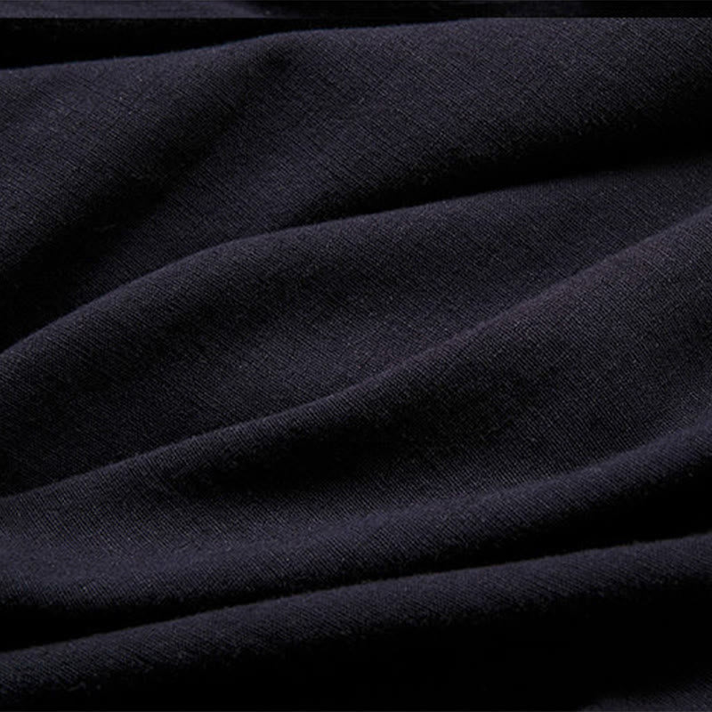 Chaqueta estilo kimono de algodón y lino de manga larga con diseño sencillo y abierto para hombre Buddha Stones - image 7