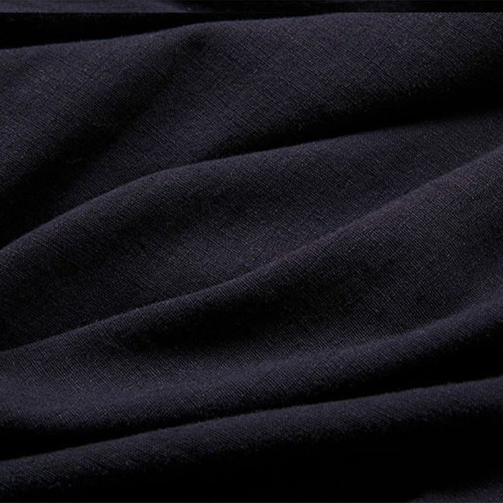 Chaqueta estilo kimono de algodón y lino de manga larga con diseño sencillo y abierto para hombre Buddha Stones - image 7