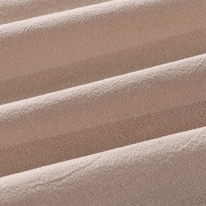 Chaqueta estilo kimono de lino y algodón con diseño de botones y mangas largas de Buddha Stones para hombre, abierta al frente, con bolsillos - image 9