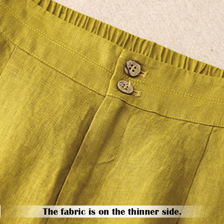 Pantalones de mujer de pierna ancha con bolsillos, diseño sencillo y cremallera, estilo casual de verano, con estampado de Buddha Stones. - image 51