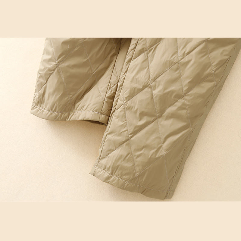 Pantalones casuales de algodón con cintura alta y cordón ajustable para mujer, de Buddha Stones, con pernera ancha y bolsillos. - image 3