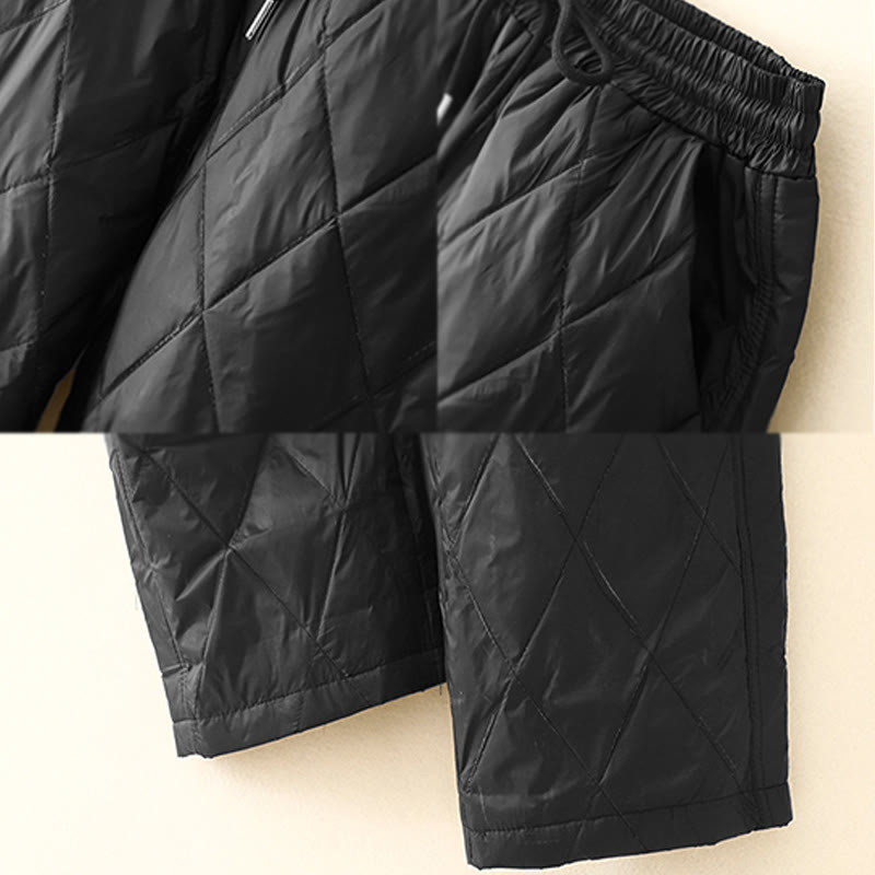 Pantalones casuales de algodón con cintura alta y cordón ajustable para mujer, de Buddha Stones, con pernera ancha y bolsillos. - image 6