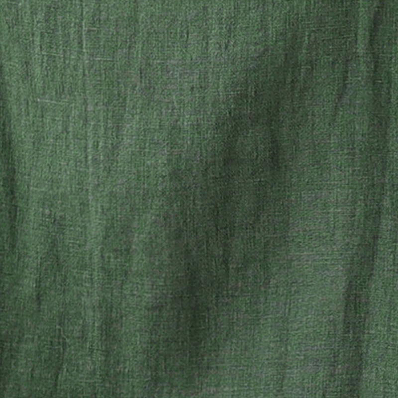 Camisa informal de lino y algodón de manga larga para mujer con estampado de Buddha Stones - image 6