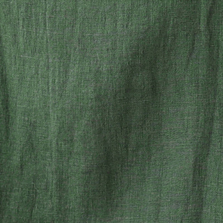 Camisa informal de lino y algodón de manga larga para mujer con estampado de Buddha Stones - image 6