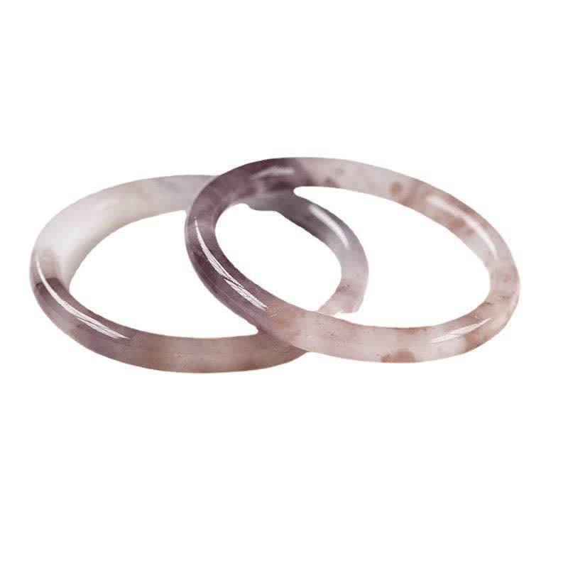 Pulsera de jade de seda dorada y morada para la riqueza con Buddha Stones - image 6