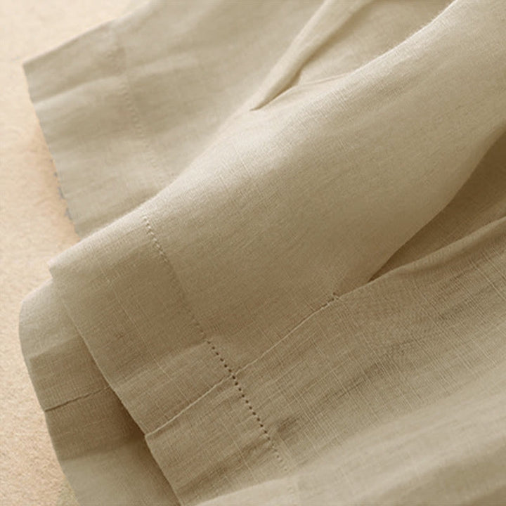 Pantalones casuales sueltos de doble capa Buddha Stones , de largo 7-8, para mujer, con bolsillos - image 22