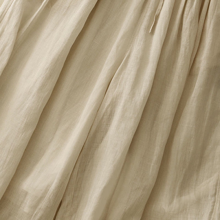 Pantalones casuales sueltos de doble capa Buddha Stones , de largo 7-8, para mujer, con bolsillos - image 27