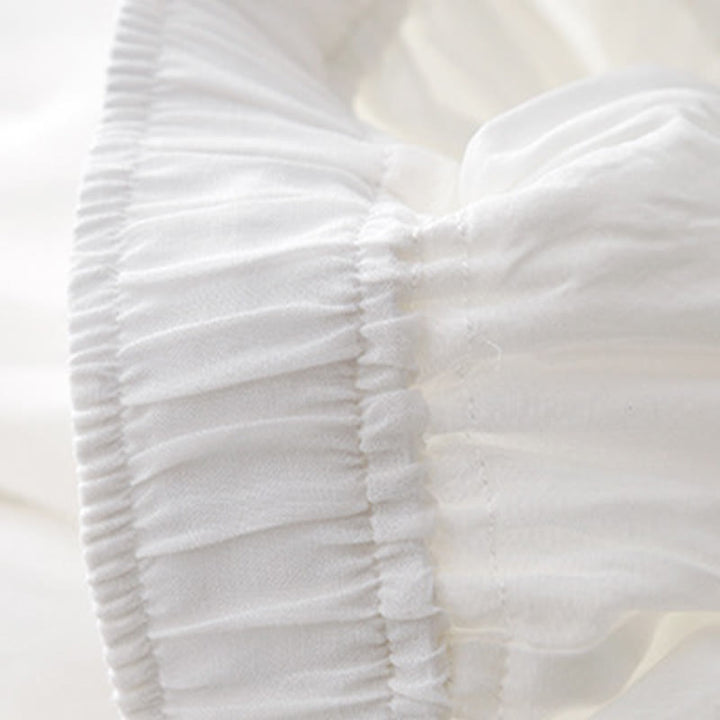 Pantalones casuales sueltos de doble capa Buddha Stones , de largo 7-8, para mujer, con bolsillos - image 14