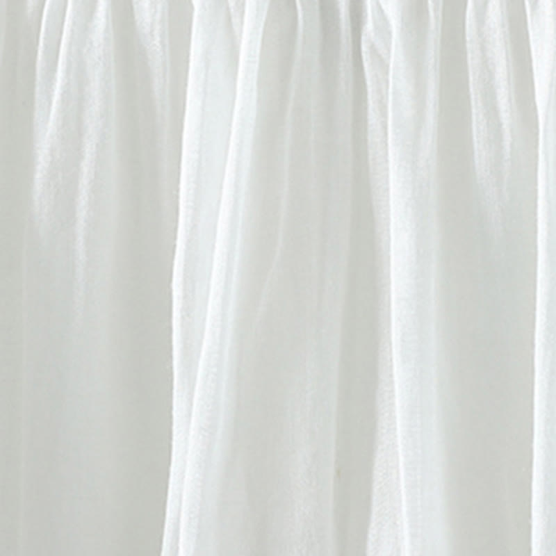 Falda de mujer con borlas y bolsillos, diseño retro de verano con Buddha Stones y colores puros - image 10