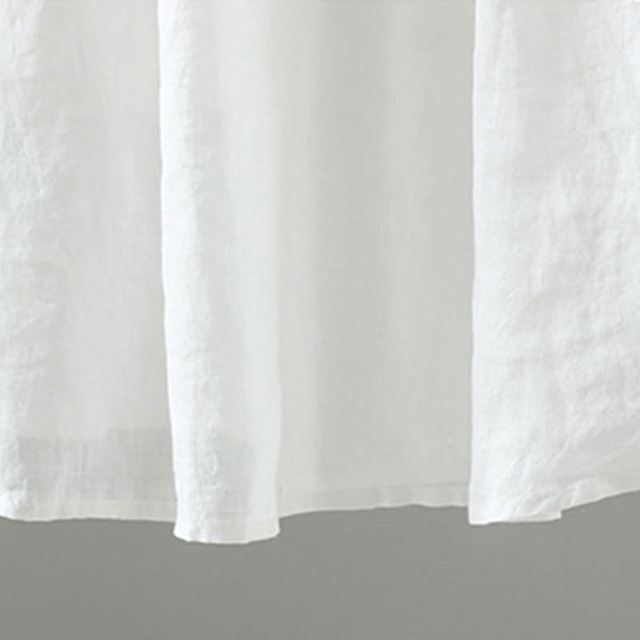 Falda de mujer con borlas y bolsillos, diseño retro de verano con Buddha Stones y colores puros - image 8