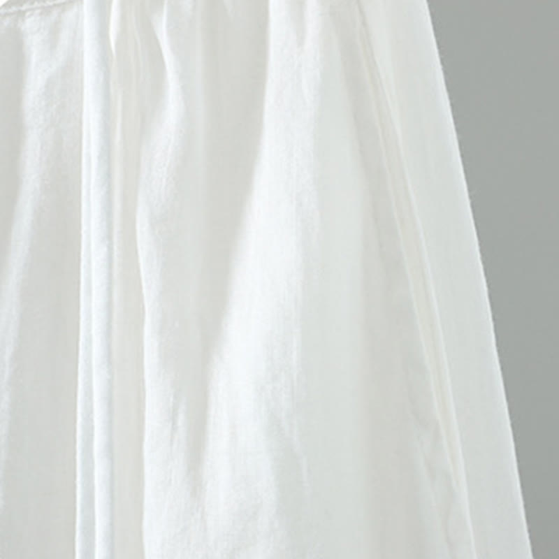 Falda de mujer con borlas y bolsillos, diseño retro de verano con Buddha Stones y colores puros - image 7