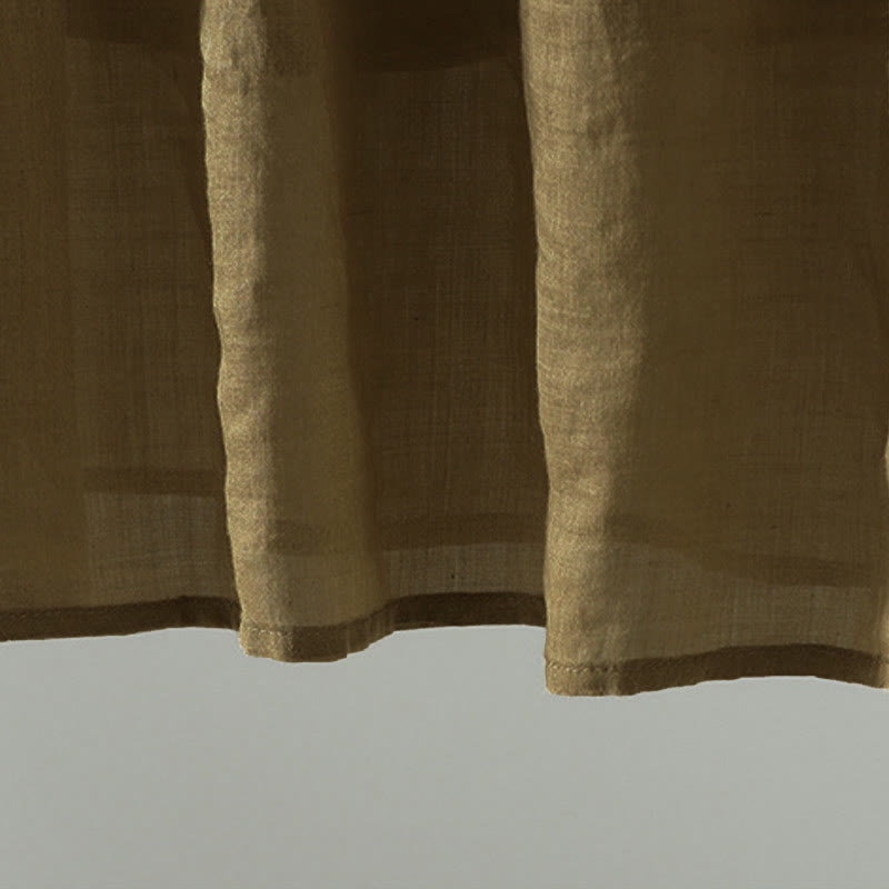 Falda de mujer con borlas y bolsillos, diseño retro de verano con Buddha Stones y colores puros - image 1