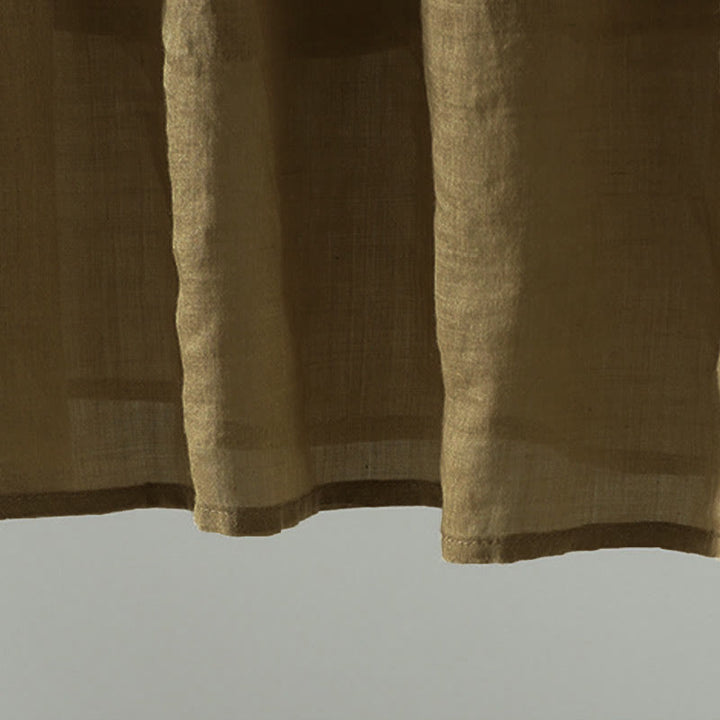 Falda de mujer con borlas y bolsillos, diseño retro de verano con Buddha Stones y colores puros - image 1