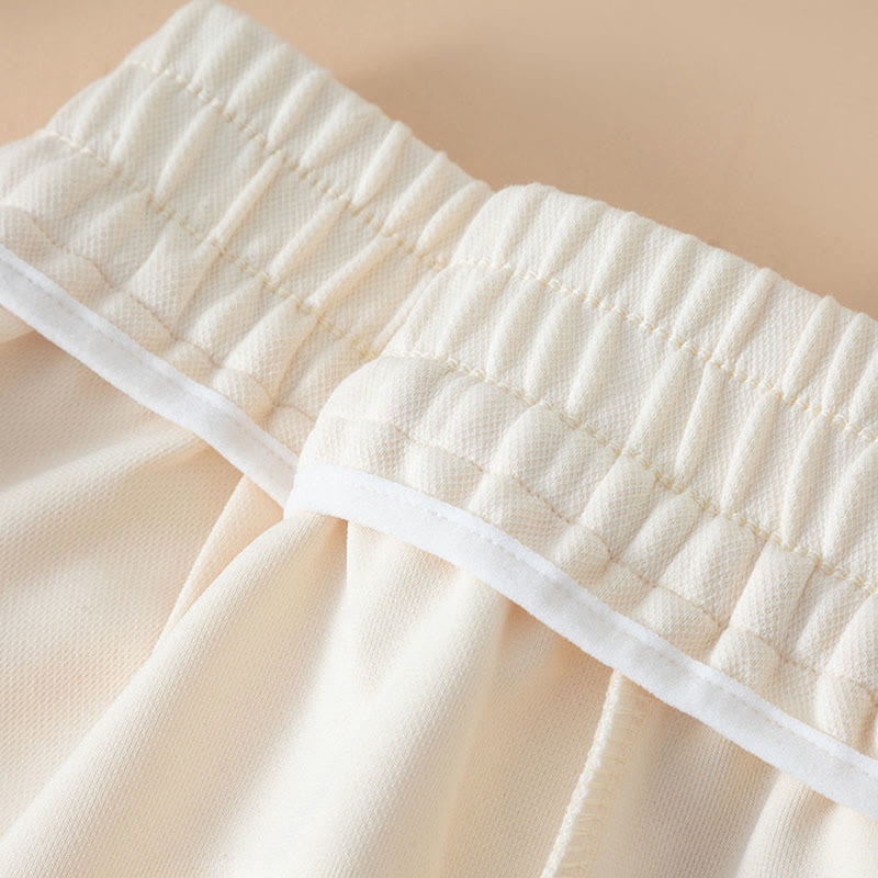Pantalones de algodón con cintura alta, pierna ancha y bolsillos para mujer de Buddha Stones - image 7
