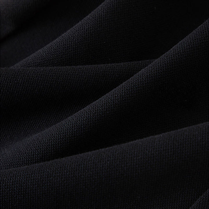 Pantalones de algodón con cintura alta, pierna ancha y bolsillos para mujer de Buddha Stones - image 13
