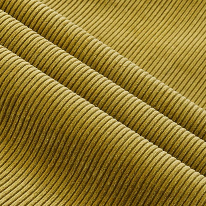 Pantalones de pana lisos hasta el tobillo con diseño sencillo y bolsillos para mujer de Buddha Stones, colección otoño. - image 16