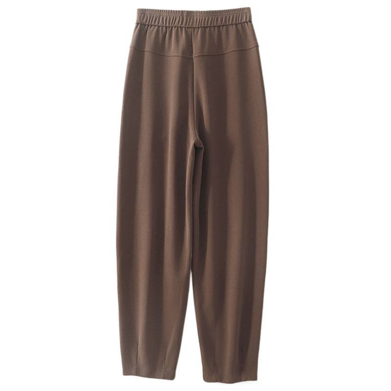 Pantalones térmicos de cintura alta con diseño vintage de patchwork y bolsillos para mujer de Buddha Stones - image 1
