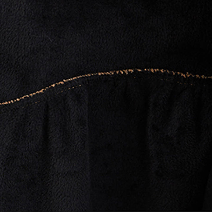 Abrigo de pana de algodón con botones lisos y manga larga para mujer, forrado con vellón y bolsillos , de Buddha Stones - image 7