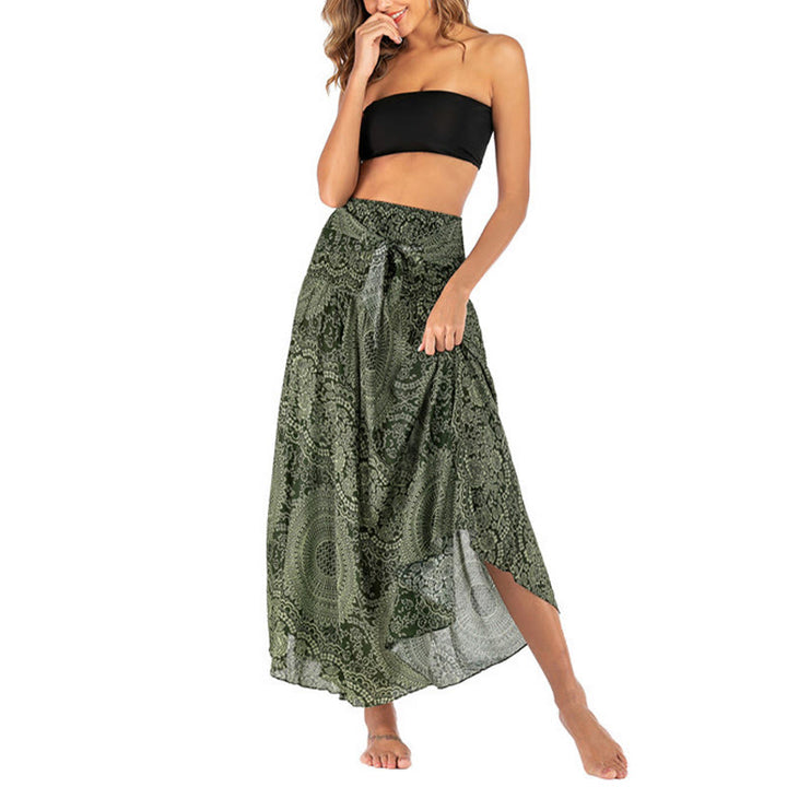 	 Buddha Stones Dos Estilos Usar Boho Rosa de los Vientos Falda Vestido - image 3