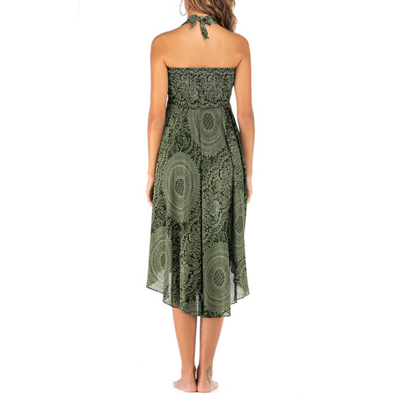 	 Buddha Stones Dos Estilos Usar Boho Rosa de los Vientos Falda Vestido - image 11