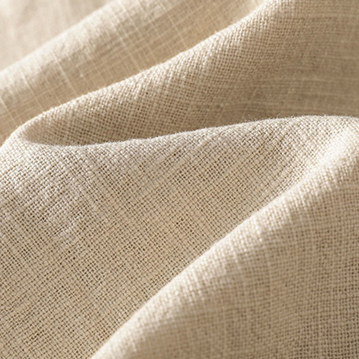 Camisa informal de algodón y poliéster de manga larga con estampado de Buddha Stones para mujer - image 4