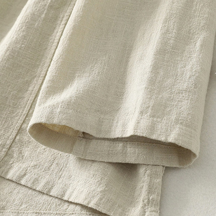 Camisa informal de algodón de manga larga para mujer con Buddha Stones - image 13