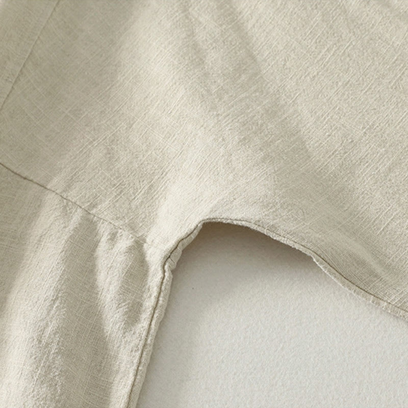 Camisa informal de algodón de manga larga para mujer con Buddha Stones - image 9