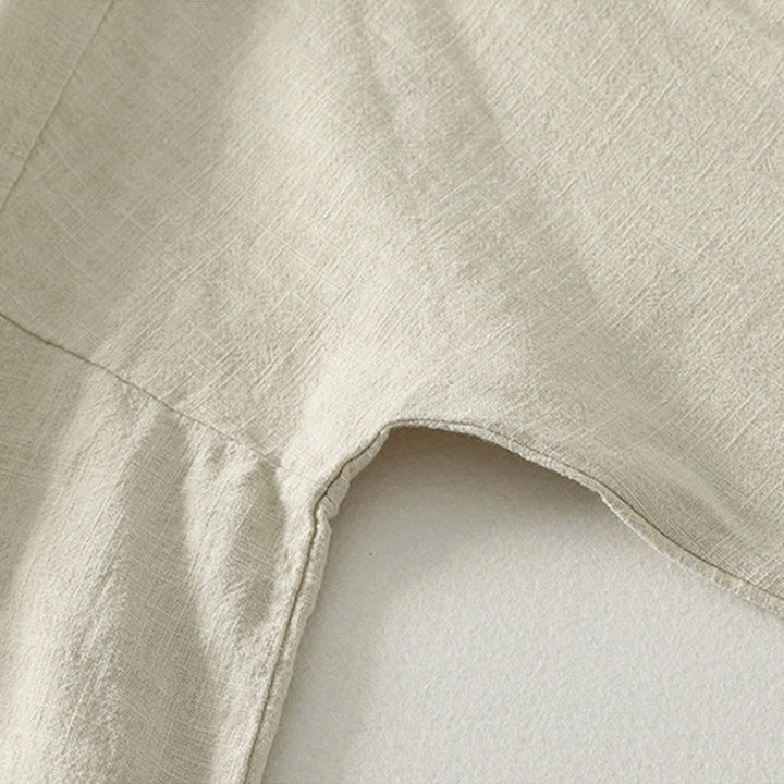 Camisa informal de algodón de manga larga para mujer con Buddha Stones - image 9