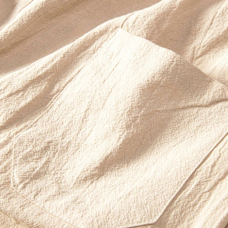 Conjunto de pantalones y camiseta de manga larga con Buddha Stones en color puro para hombre - image 4