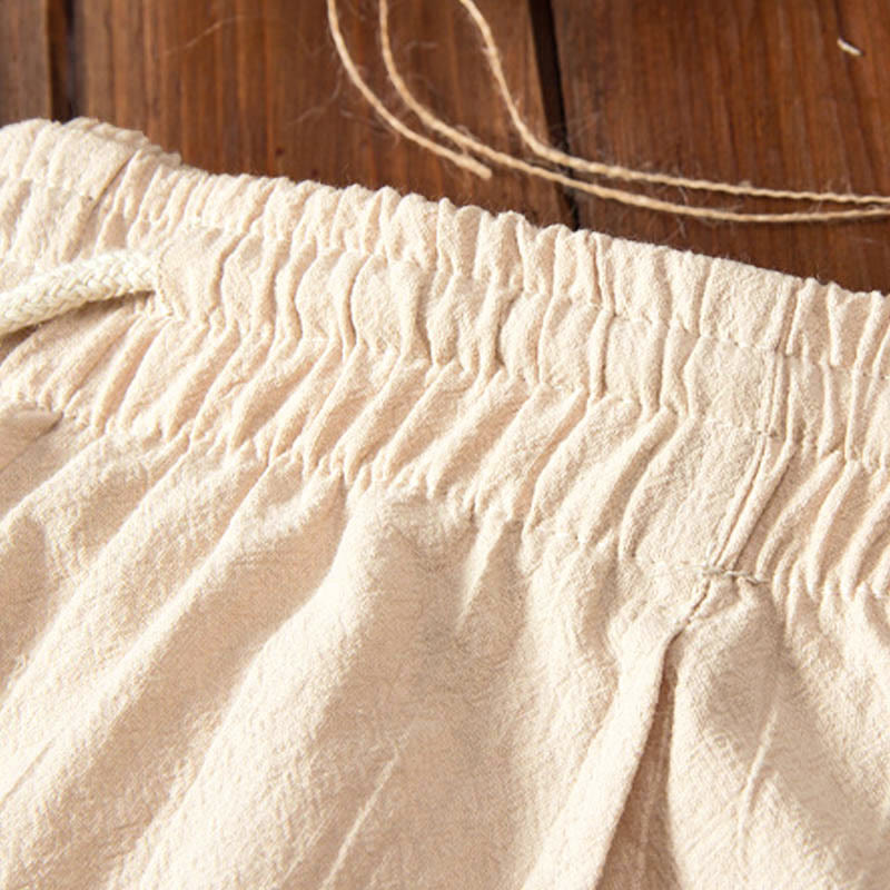 Conjunto de pantalones y camiseta de manga larga con Buddha Stones en color puro para hombre - image 5