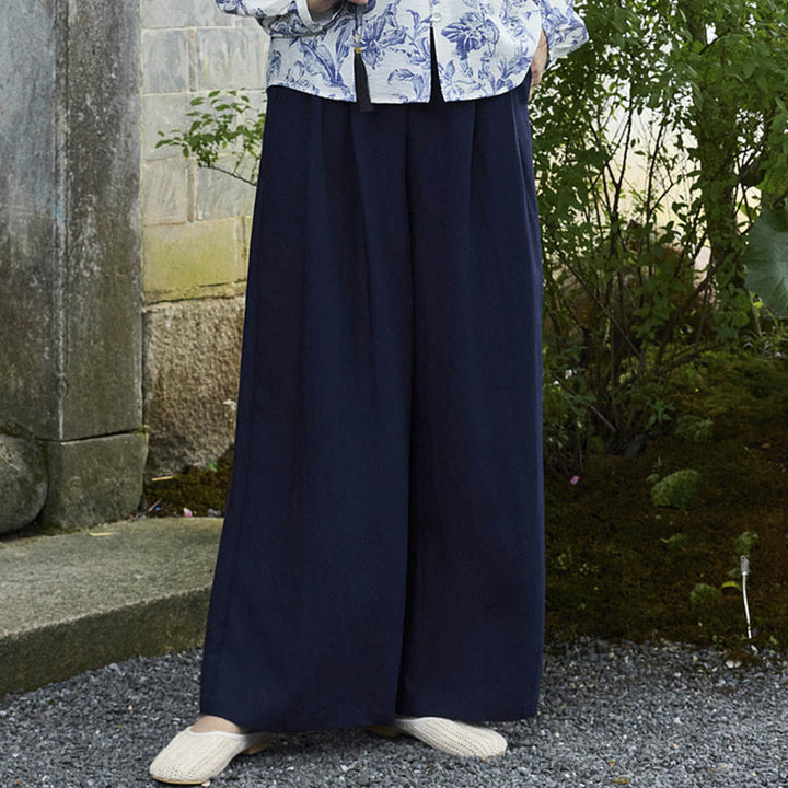 Pantalones tobilleros lisos Buddha Stones para mujer con bolsillos para adultos mayores - image 19