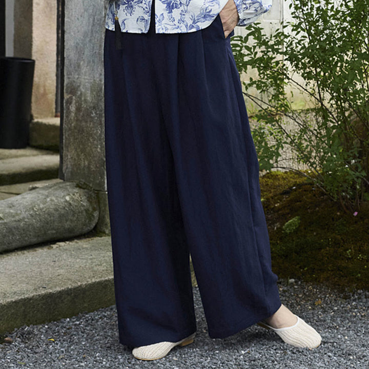 Pantalones tobilleros lisos Buddha Stones para mujer con bolsillos para adultos mayores - image 18