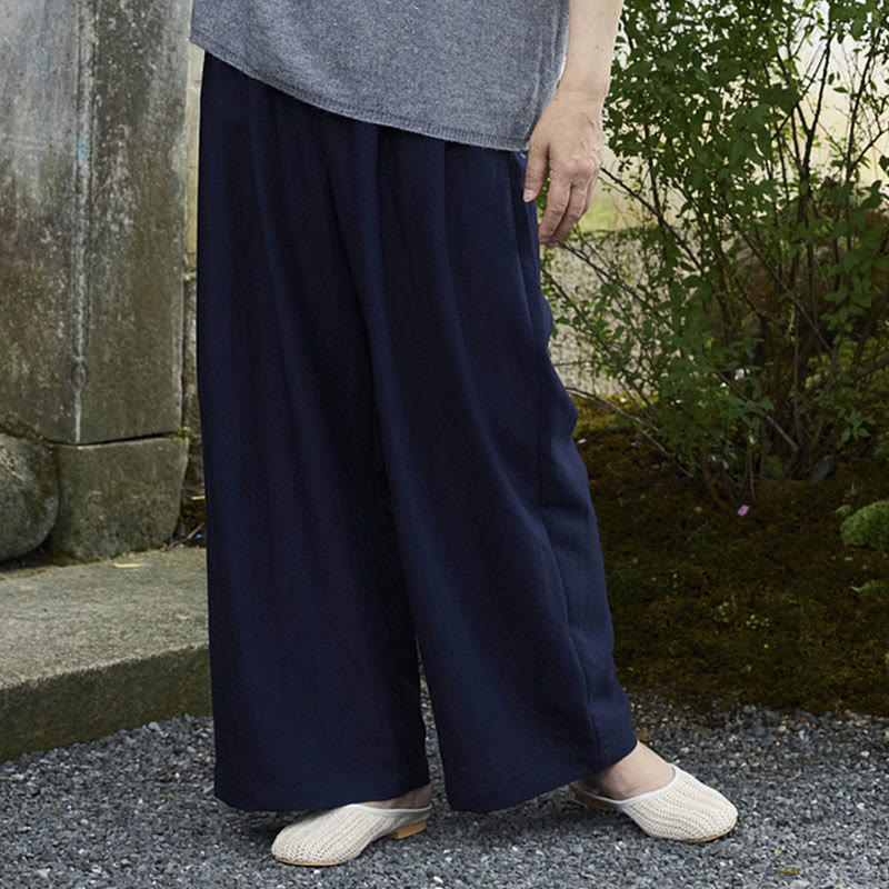 Pantalones tobilleros lisos Buddha Stones para mujer con bolsillos para adultos mayores - image 27