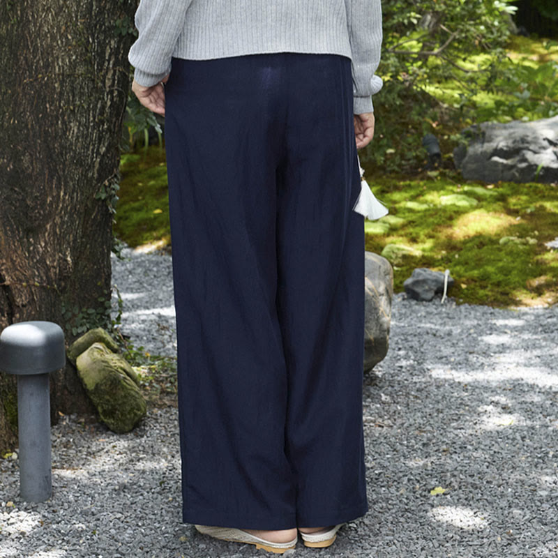 Pantalones tobilleros lisos Buddha Stones para mujer con bolsillos para adultos mayores - image 20