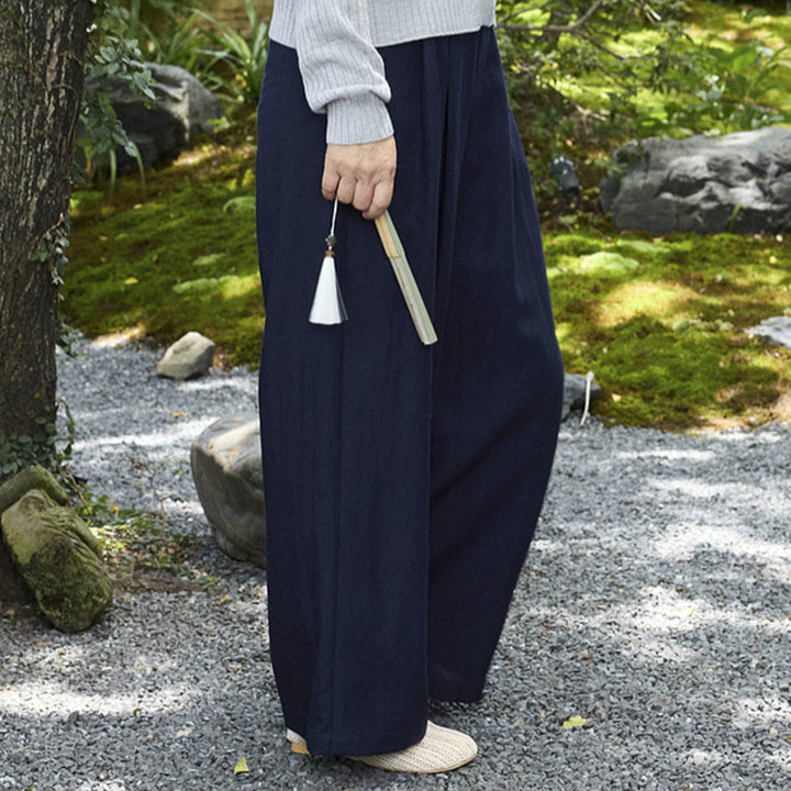 Pantalones tobilleros lisos Buddha Stones para mujer con bolsillos para adultos mayores - image 24