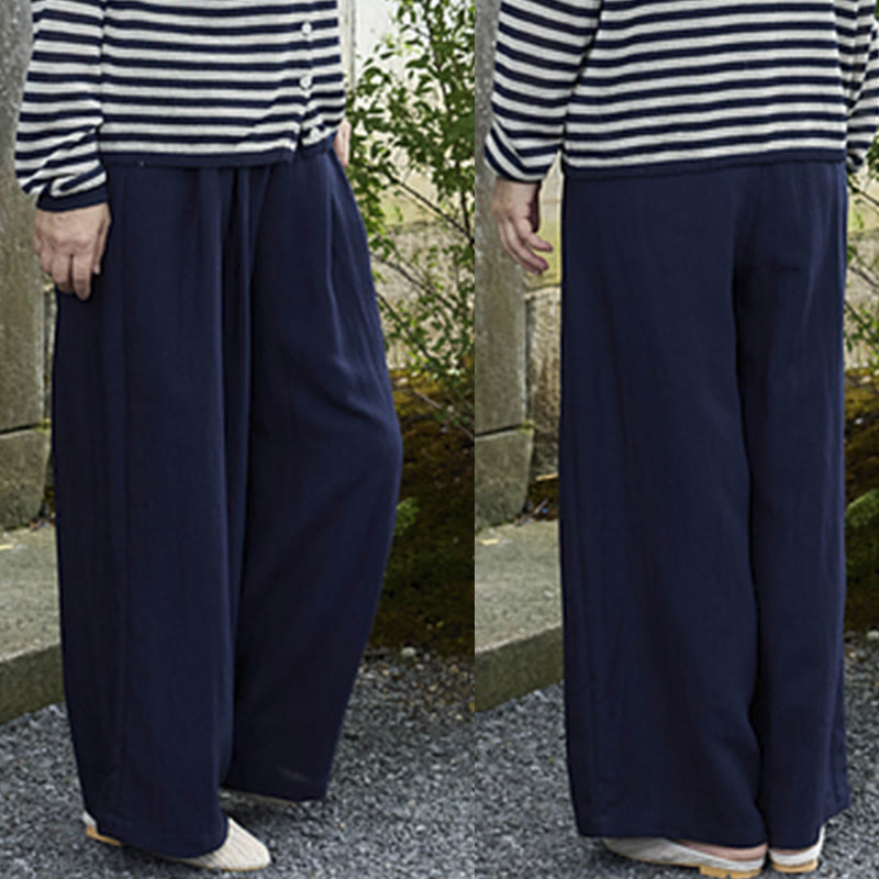 Pantalones tobilleros lisos Buddha Stones para mujer con bolsillos para adultos mayores - image 32