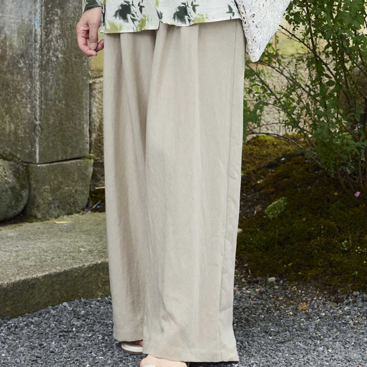 Pantalones tobilleros lisos Buddha Stones para mujer con bolsillos para adultos mayores - image 5
