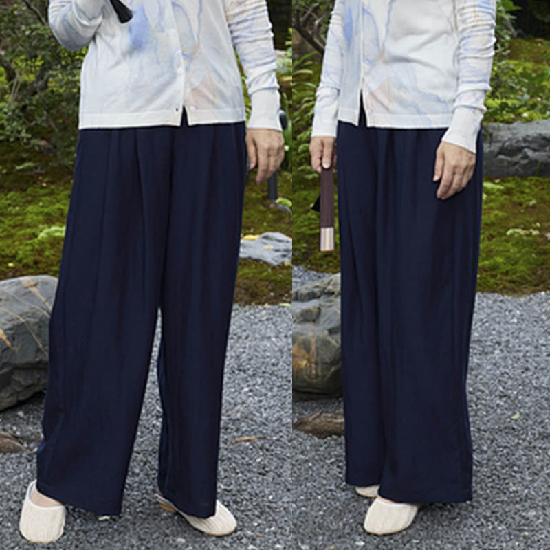 Pantalones tobilleros lisos Buddha Stones para mujer con bolsillos para adultos mayores - image 30