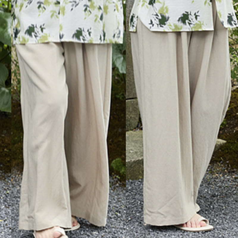 Pantalones tobilleros lisos Buddha Stones para mujer con bolsillos para adultos mayores - image 15