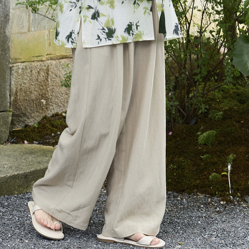 Pantalones tobilleros lisos Buddha Stones para mujer con bolsillos para adultos mayores - image 10