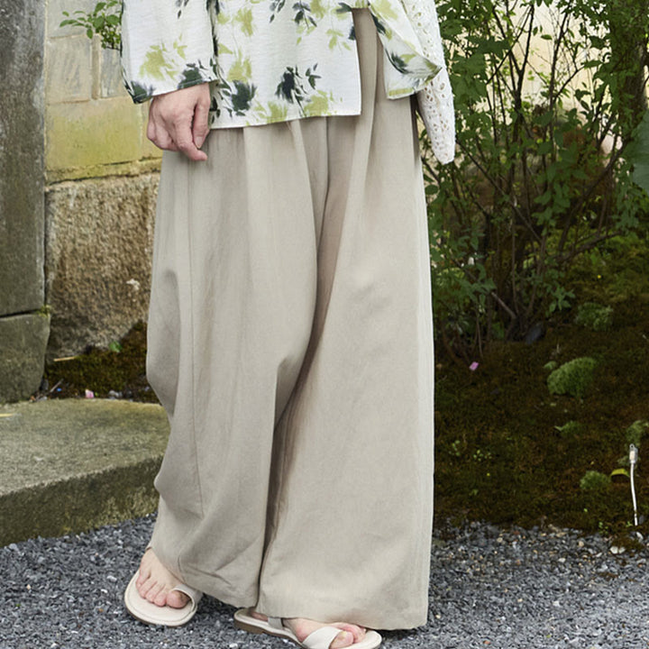 Pantalones tobilleros lisos Buddha Stones para mujer con bolsillos para adultos mayores - image 4