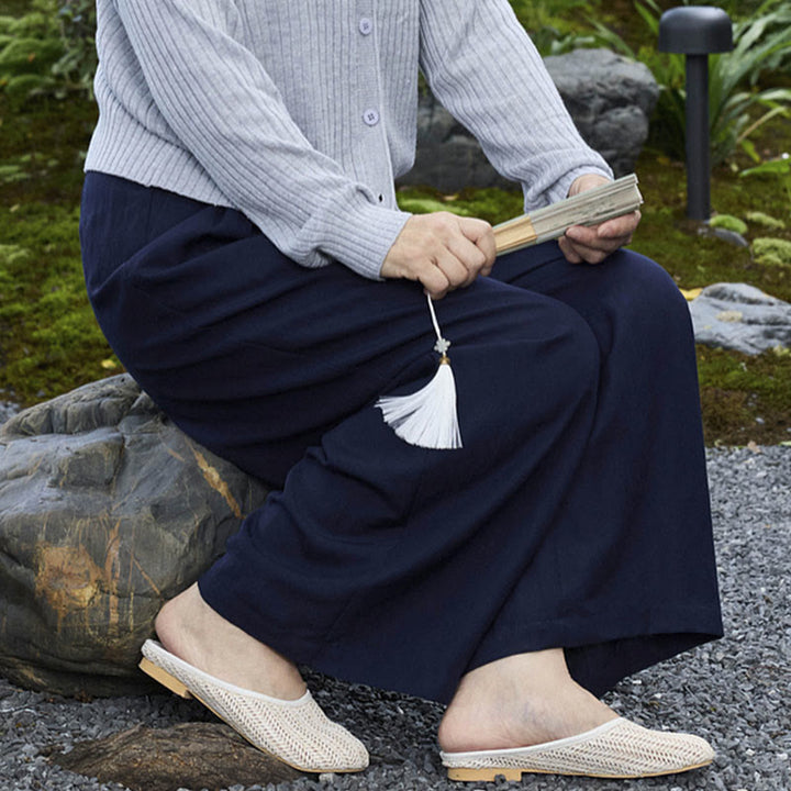 Pantalones tobilleros lisos Buddha Stones para mujer con bolsillos para adultos mayores - image 28