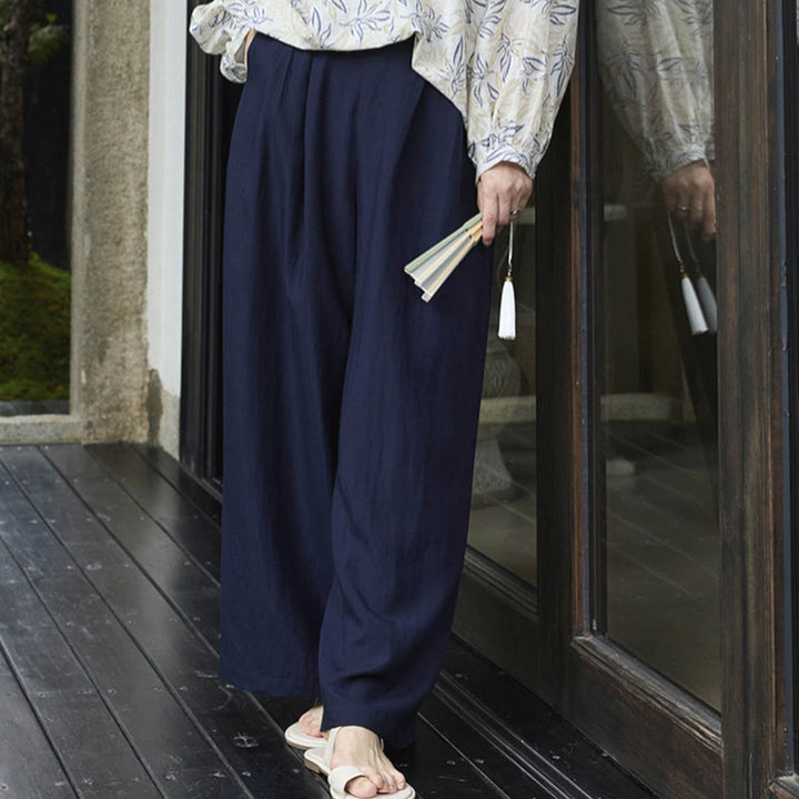 Pantalones tobilleros lisos Buddha Stones para mujer con bolsillos para adultos mayores - image 23
