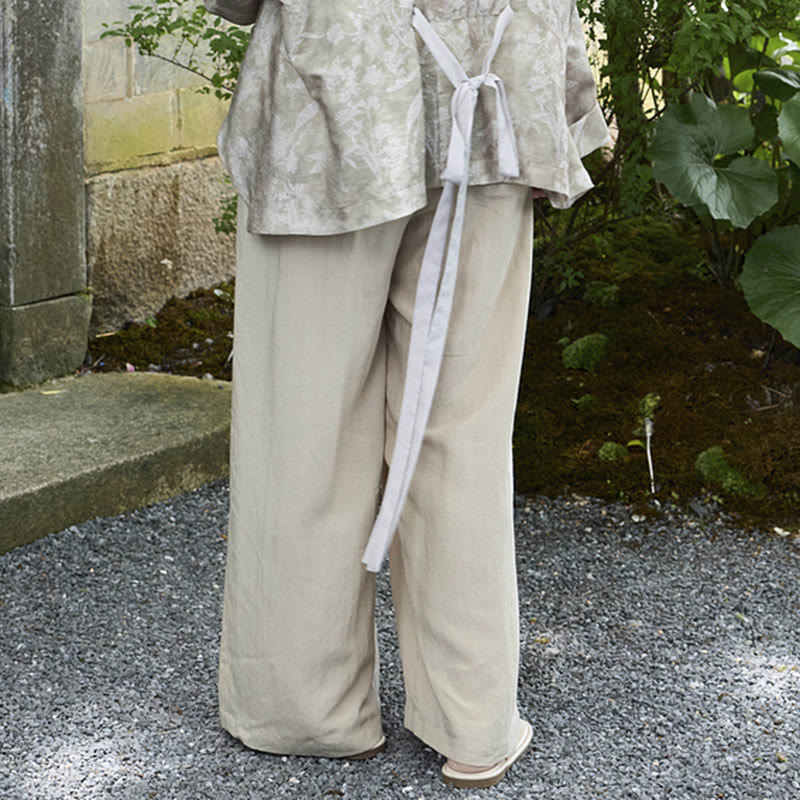 Pantalones tobilleros lisos Buddha Stones para mujer con bolsillos para adultos mayores - image 13