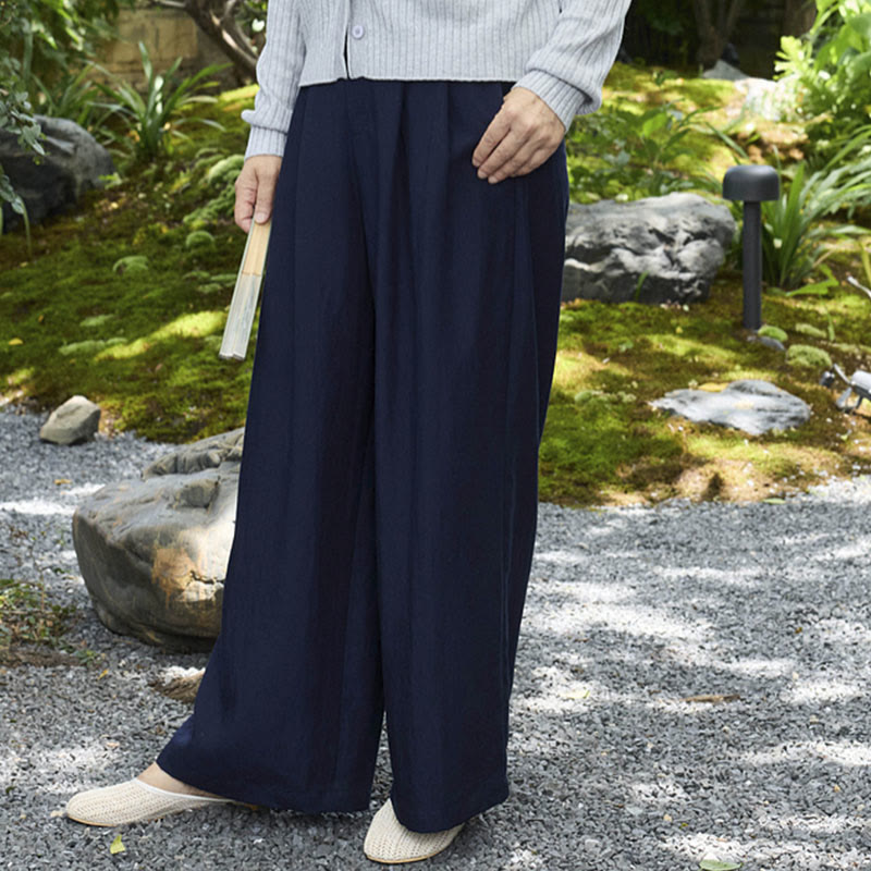 Pantalones tobilleros lisos Buddha Stones para mujer con bolsillos para adultos mayores - image 21